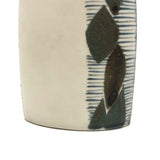 Elegant Porcelain Vase with Hand-painted Double-Sided Abstract Design