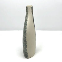 Elegant Porcelain Vase with Hand-painted Double-Sided Abstract Design