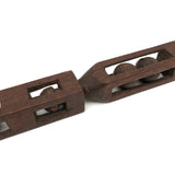 Beautiful Old Interlocking Balls in Cage Carved Walnut Whimsy