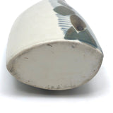Elegant Porcelain Vase with Hand-painted Double-Sided Abstract Design