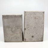 His and Her Nude Plaster and Cement Bookends Signed Scher 1993
