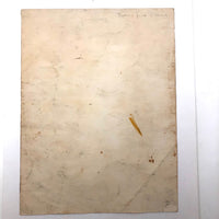 1960 Caribbean Watercolor Scene with Cards and Dominoes, Signed