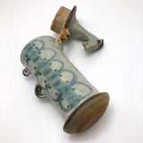 Mid-Century Scandinavian Pottery Vessel (Still Bank) with Horse Head