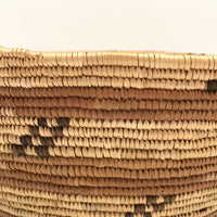 Northwest Coast Native Vintage Tightly Coiled Handwoven Grass Basket