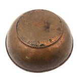 Hand-hammered, Hand-decorated Arts and Crafts Copper Bowl