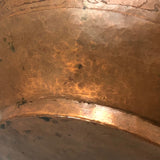 Hand-hammered, Hand-decorated Arts and Crafts Copper Bowl