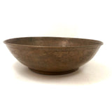 Hand-hammered, Hand-decorated Arts and Crafts Copper Bowl