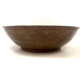 Hand-hammered, Hand-decorated Arts and Crafts Copper Bowl