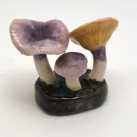 Lorenzen Lantz, Nova Scotia Purple and Yellow Mushroom Sculpture