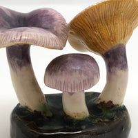 Lorenzen Lantz, Nova Scotia Purple and Yellow Mushroom Sculpture