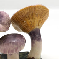 Lorenzen Lantz, Nova Scotia Purple and Yellow Mushroom Sculpture