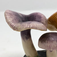Lorenzen Lantz, Nova Scotia Purple and Yellow Mushroom Sculpture