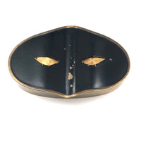 Elizabeth Arden 1930s Brass and Enamel “Masquerade” Box
