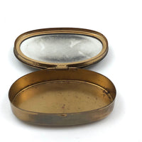 Elizabeth Arden 1930s Brass and Enamel “Masquerade” Box
