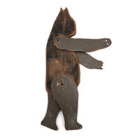 Very Sweet Old Carved, Articulated Wooden Bear