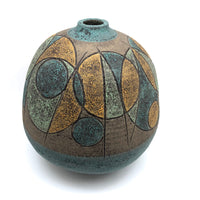 SOLD Striking Large Vintage 1980s Richard Lincoln Studio Pottery Vase