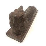 Hand-carved Lounging Hound