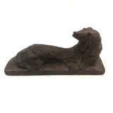 Hand-carved Lounging Hound