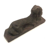 Hand-carved Lounging Hound