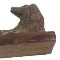 Hand-carved Lounging Hound