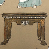 History of Roman Ornament Gouache on Board Student Painting c. 1918