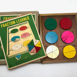 Vintage Shackman Fraction Learner Set