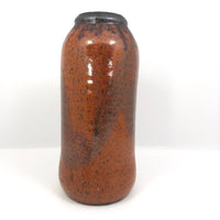 Tall Rust Orange Glazed Michael Cohen Vase - Reserved for JL