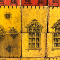 SOLD Super Rare c. 1860s S.L Hills Double Sided "City Hall" Building Blocks