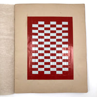 SOLD (RT) Amazing Antique Child's Album of Paper Weavings, Paper Foldings, and Sewn Drawings