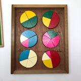 Vintage Shackman Fraction Learner Set