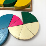 Vintage Shackman Fraction Learner Set