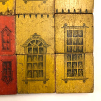 SOLD Super Rare c. 1860s S.L Hills Double Sided "City Hall" Building Blocks