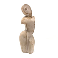 Hand-sculpted Nina Koch Winkel Modernist Figure with Repairs