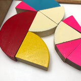 Vintage Shackman Fraction Learner Set