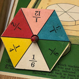 Vintage Shackman Fraction Learner Set