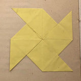 SOLD (RT) Amazing Antique Child's Album of Paper Weavings, Paper Foldings, and Sewn Drawings