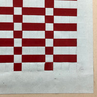 SOLD (RT) Amazing Antique Child's Album of Paper Weavings, Paper Foldings, and Sewn Drawings