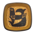 Royal Copenhagen Baca Series Danish Modern Bird and Fish Design Ashtray by Johanne Gerber