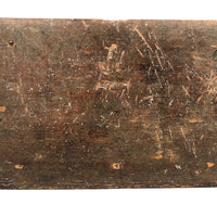 19th C Cricket Stool in Original Paint Joined by Wooden Nails
