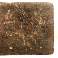 19th C Cricket Stool in Original Paint Joined by Wooden Nails