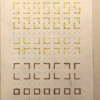 SOLD (RT) Amazing Antique Child's Album of Paper Weavings, Paper Foldings, and Sewn Drawings