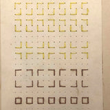 SOLD (RT) Amazing Antique Child's Album of Paper Weavings, Paper Foldings, and Sewn Drawings