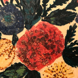 Wonderful Antique Folk Art Reverse Glass Painting of Flowers