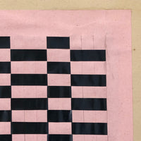 SOLD (RT) Amazing Antique Child's Album of Paper Weavings, Paper Foldings, and Sewn Drawings