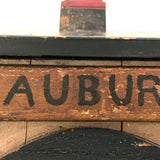 Earlyish 20th Century Large Wooden Folk Art "Auburn" Station