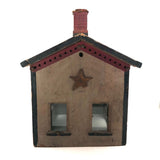 Earlyish 20th Century Large Wooden Folk Art "Auburn" Station