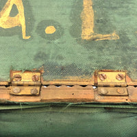A.L's Marvelous Old Chip Carved Tramp Art Pedestal Box