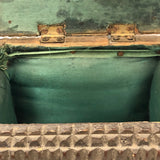 A.L's Marvelous Old Chip Carved Tramp Art Pedestal Box