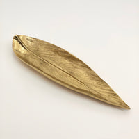 Mid-Century Brass Virginia Metalcrafter's"Butterfly Bush" Leaf-Shaped Tray