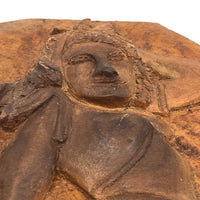 Relief Carved Folk Art Seductress